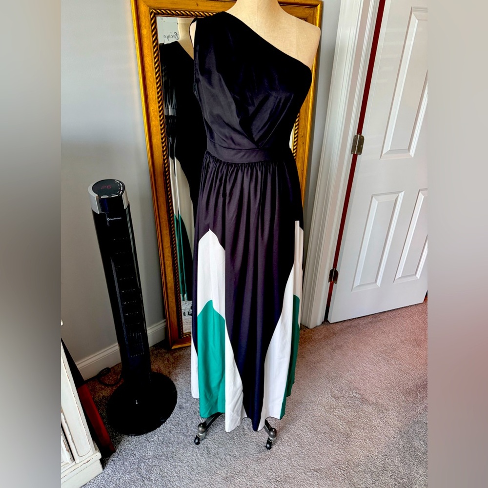 One shoulder maxi dress size L